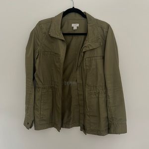 J. Crew Green Cargo Jacket
